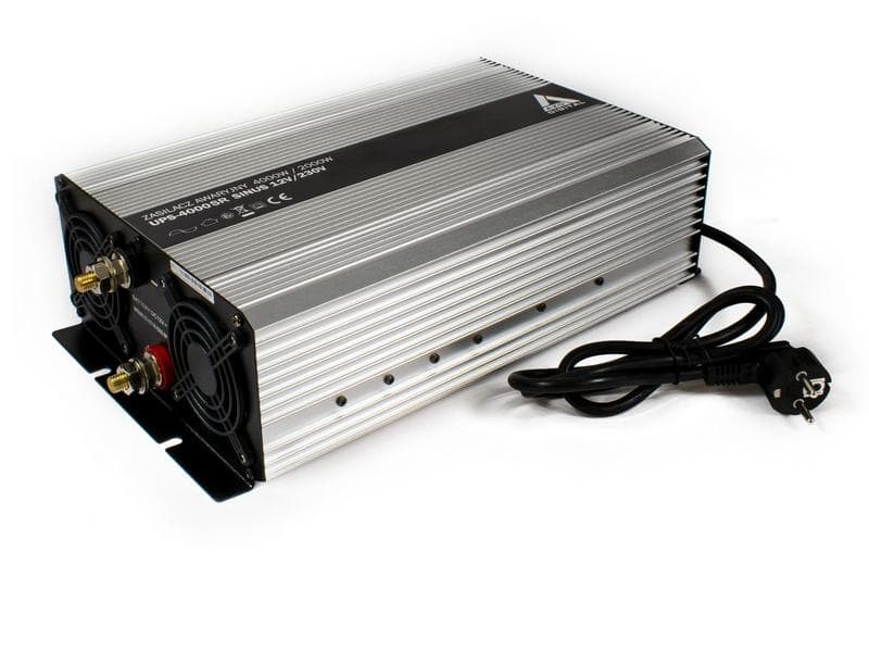 ZASILACZ AWARYJNY (UPS + AVR + PROSTOWNIK) 12V AZO UPS-4000SR Sinus 4000W/2000W 12V/230V