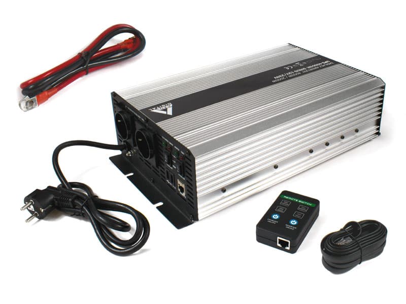 ZASILACZ AWARYJNY (UPS + AVR + PROSTOWNIK) 12V AZO UPS-4000SR Sinus 4000W/2000W 12V/230V
