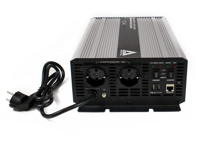 ZASILACZ AWARYJNY (UPS + AVR + PROSTOWNIK) 12V AZO UPS-4000SR Sinus 4000W/2000W 12V/230V