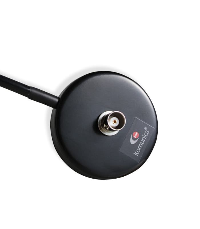 Komunica BK-600-BNC mała podstawa magnetyczna śr. 6cm (magnes 60mm) złącze BNC, 5m RG-58 - do anten, duobanderów, skanerów, SDR