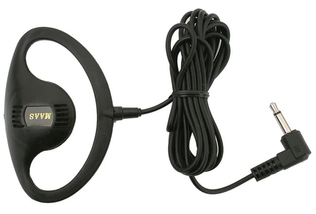 Maas KEP-300-K słuchawka z zausznikiem wtyk mono 2,5mm np: do krótkofalówek Kenwood, Baofeng, Wouxun, TYT, Maas PT-666-D