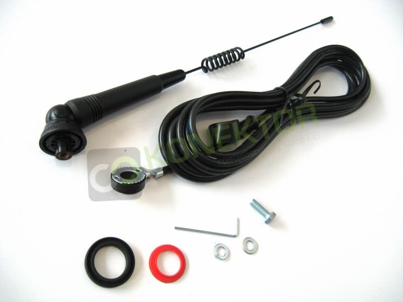 SIRIO MICRO 30 S dyskretna i estetyczna antena CB montażowa 30cm kabel 4m