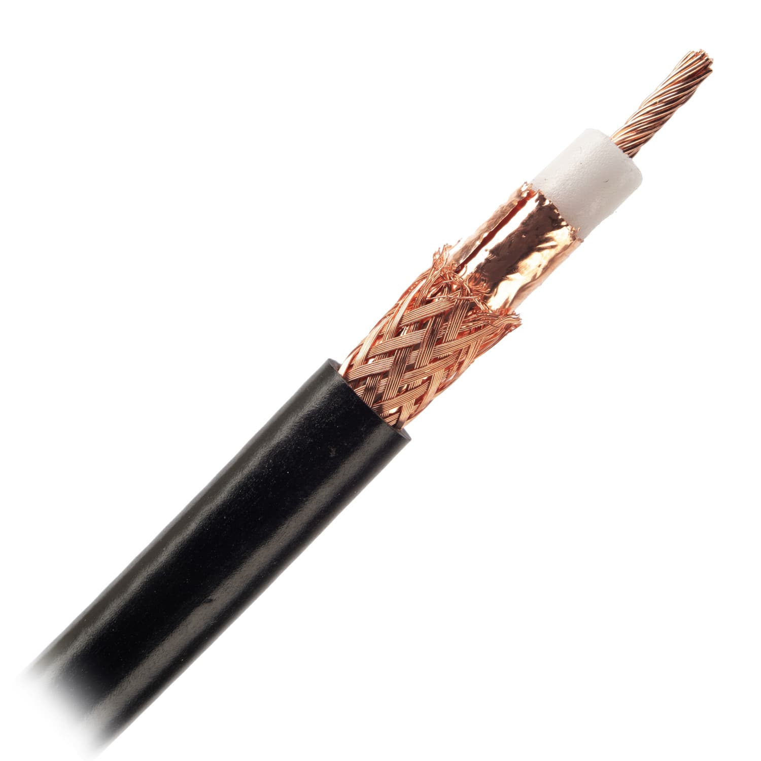 Messi Paoloni UltraFlex 7 niskostratny przewód koncentryczny 7,3mm 50 Ohm do anten CB, KF, VHF, UHF, WLAN, LTE, Helium, skanerów, SDR itp. - lepszy od RF-7, RG-213