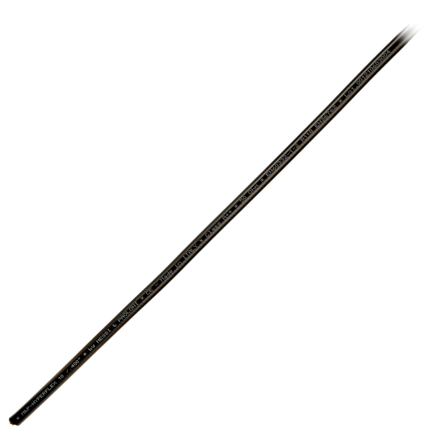 Messi Paoloni HyperFlex 10 niskostratny przewód koncentryczny 10,3mm 50 Ohm do anten CB, KF, VHF, UHF, WLAN, LTE, Helium, skanerów, SDR itp. - lepszy od RG-213, H-1000, RF-10