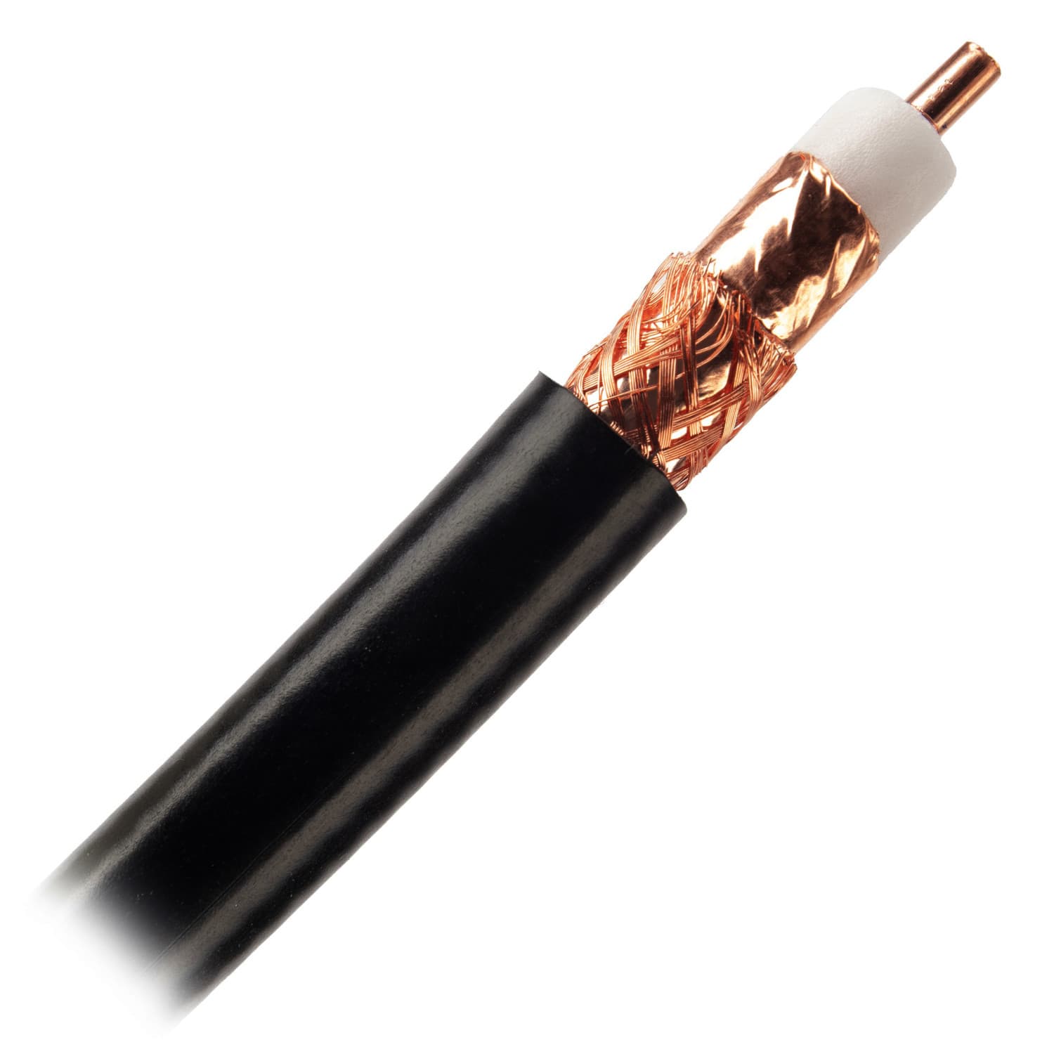 Messi Paoloni Airborne 10 niskostratny przewód koncentryczny 10mm gruby SUPERLEKKI kabel 50 Ohm do anten CB, KF, VHF, UHF, WLAN, LTE, skanerów, SDR itp.