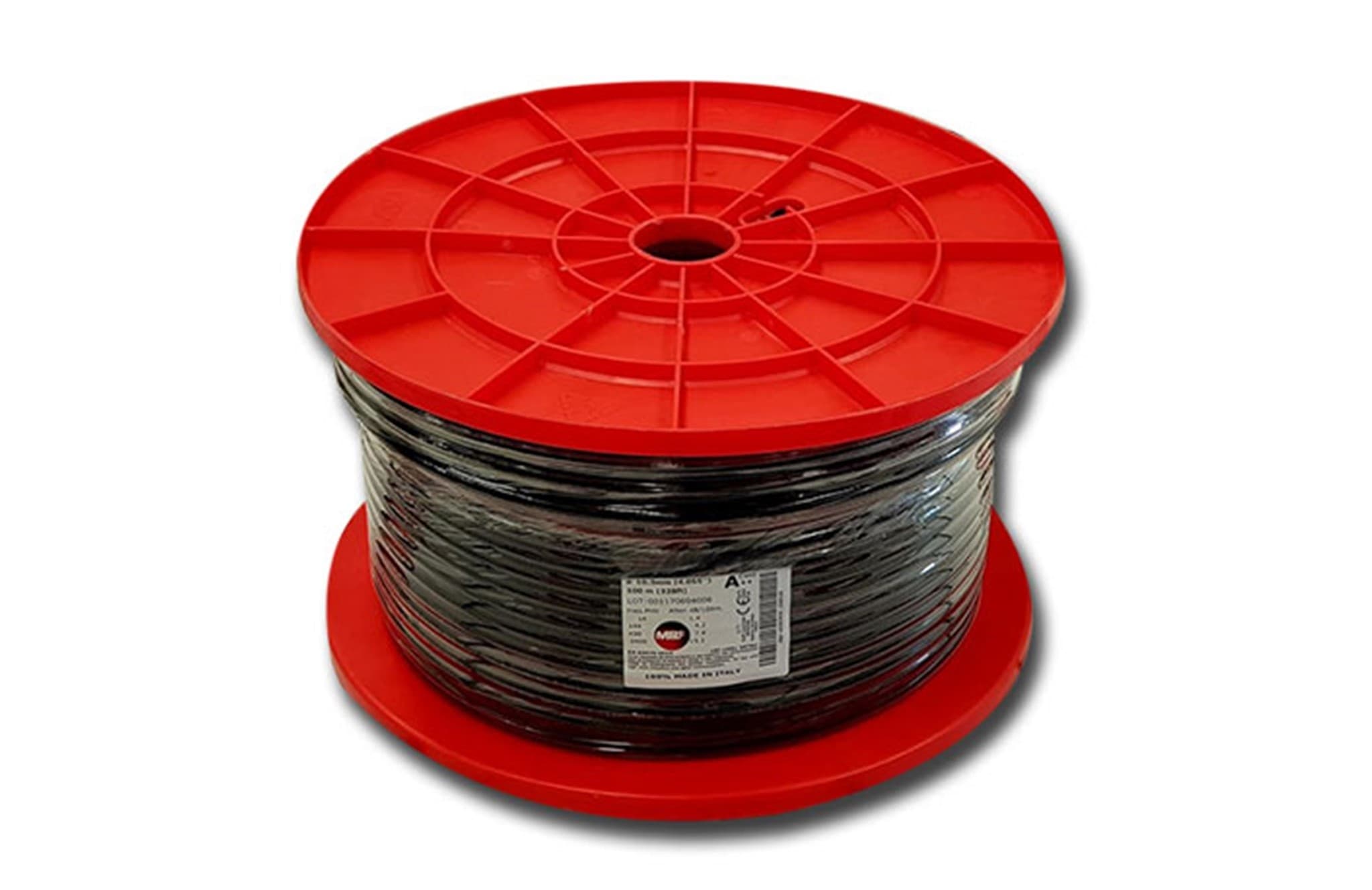 Messi Paoloni RG-213 MIL C17 przewód koncentryczny 10,3mm 50 Ohm do anten CB, KF, VHF, UHF, skanerów, SDR itp.