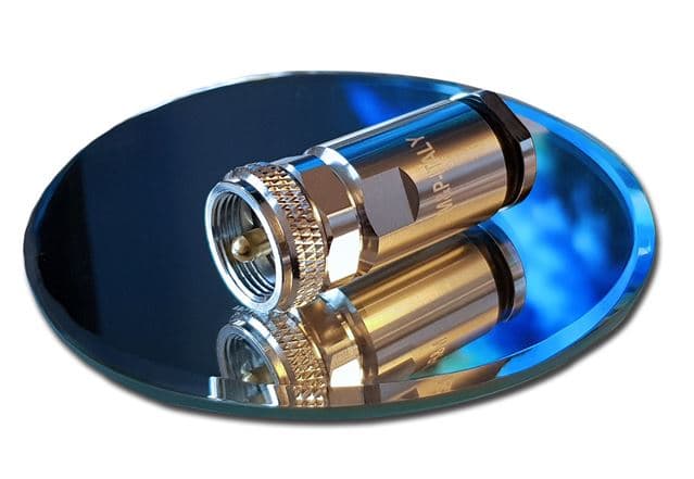 2x wtyk UC-1 skręcany Messi Paoloni na przewód 7mm UltraFlex 7, ExtraFlex 7, RF-7, Aircell-7 (złącze PL-259/7 klampowane)