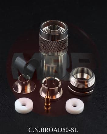Wtyk N skręcany na kabel 10.3mm BR Messi Paoloni - najlepszy do BROAD PRO 50C, pasuje także do RG-213, RF-10, H-1000