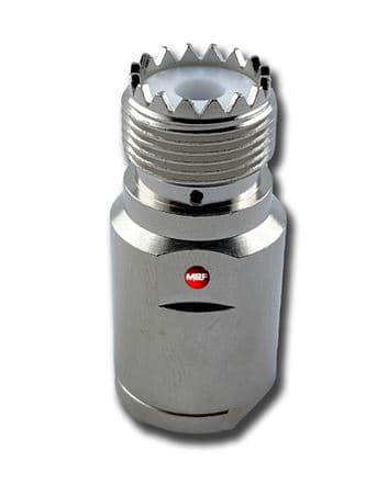 Gniazdo SO-239 skręcane na kabel 10.3mm MP na gruby przewód Hyperflex 10, Airborne 10, Ultraflex 10, Broad Pro 50C, RG-213, H-1000, RF-10