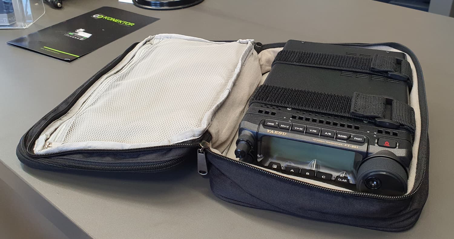 RADIORA CASE-G90 pokrowiec etui do Xiegu G90, Yaesu FT-818, FT-817, FT-891 itp.