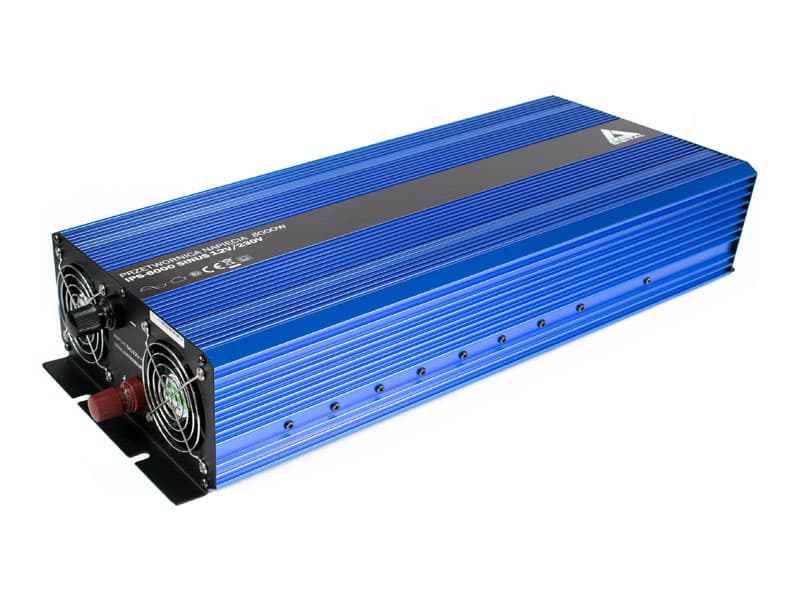 AZO IPS-8000-S SINUS Przetwornica napięcia 12V/230V 8000W z miękkim startem np. POMPY PIECE CO LODÓWKI KOMPRESORY - 3 lata gwarancji