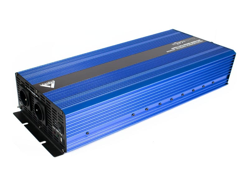 AZO IPS-8000-S SINUS Przetwornica napięcia 12V/230V 8000W z miękkim startem np. POMPY PIECE CO LODÓWKI KOMPRESORY - 3 lata gwarancji