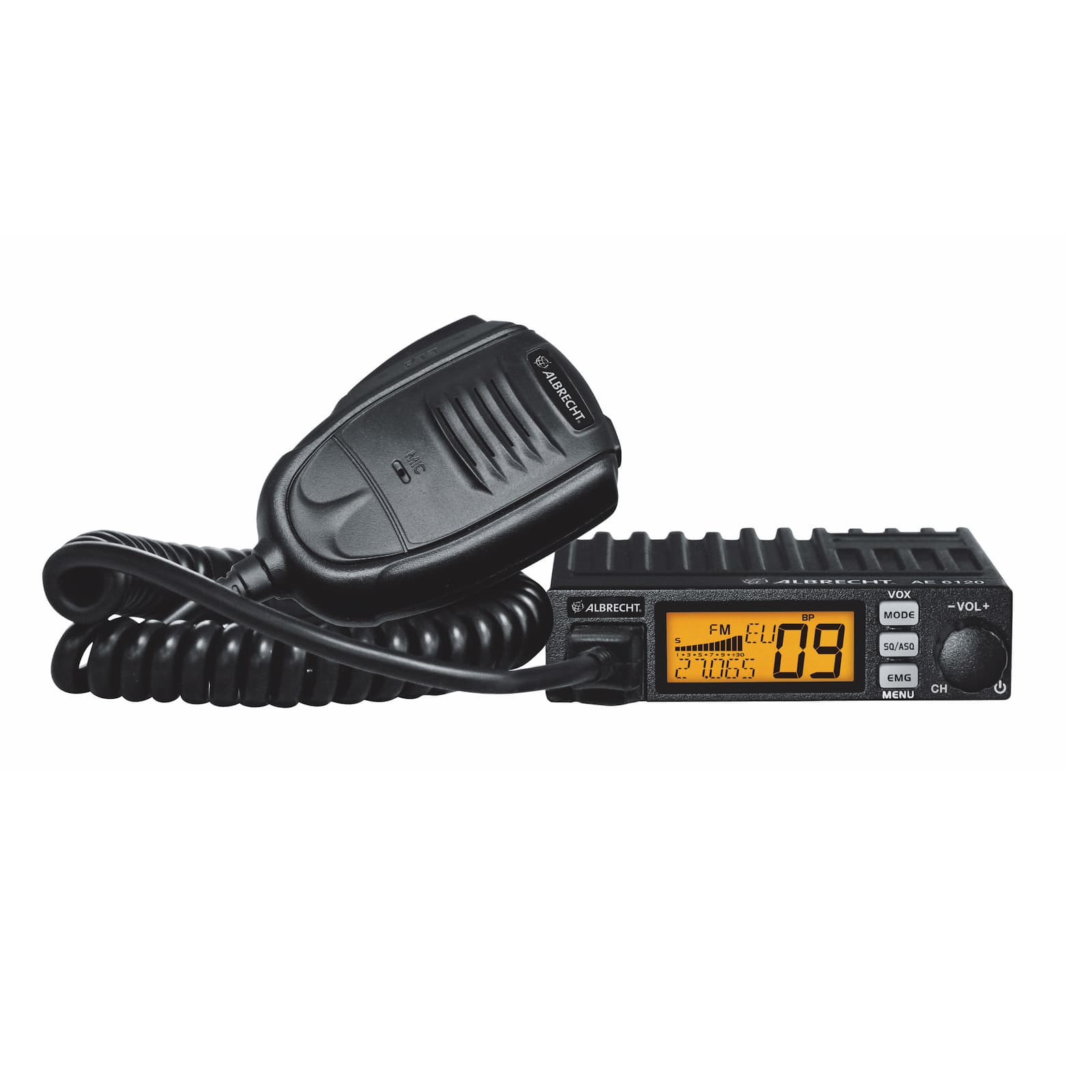 Albrecht AE 6120 VOX ultra kompaktowe CB radio z automatyczną blokadą szumów