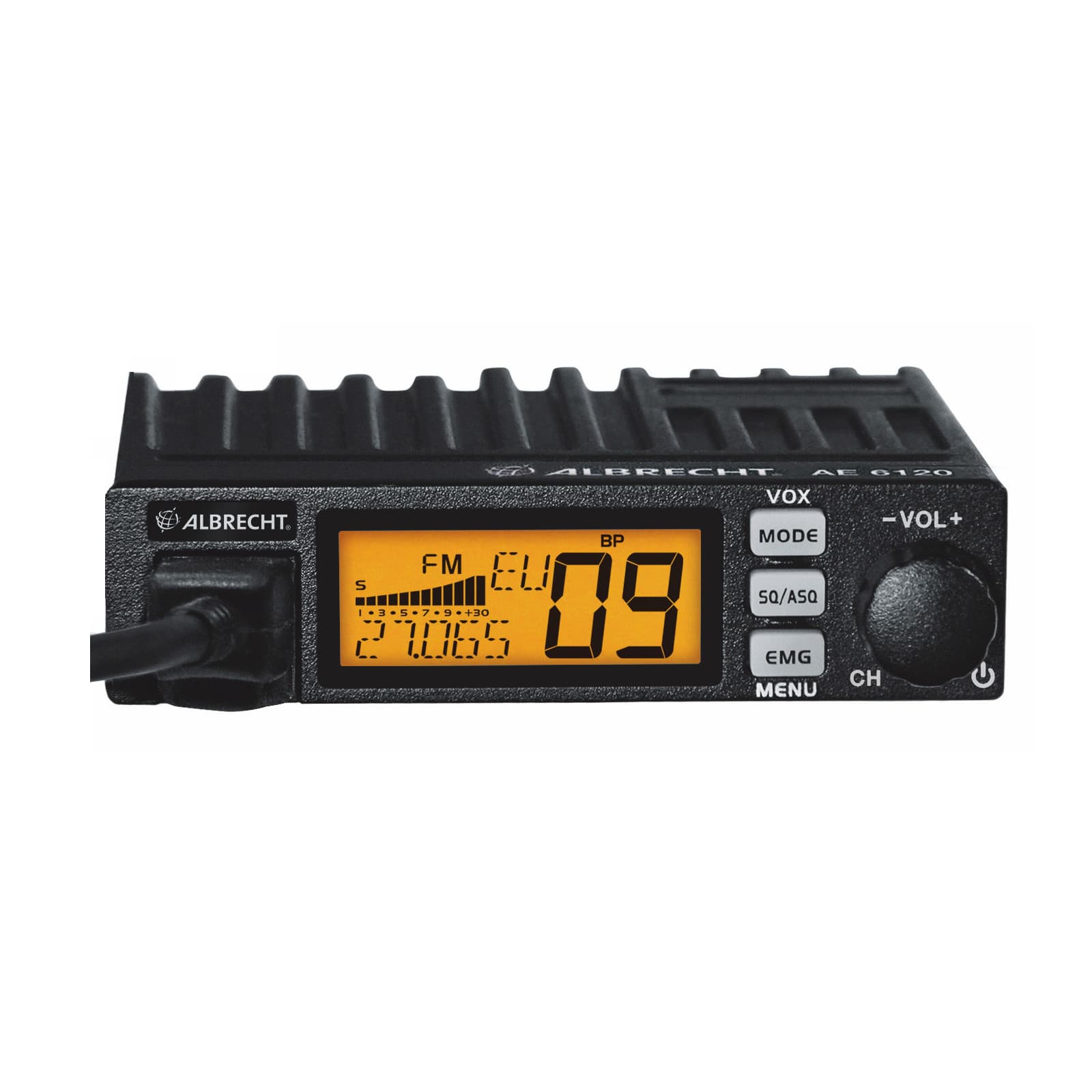 Albrecht AE 6120 VOX ultra kompaktowe CB radio z automatyczną blokadą szumów