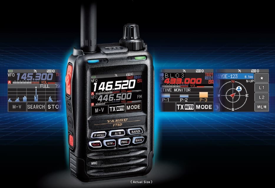 YAESU FT-5DE ręczny radiotelefon amatorski VHF/UHF Fusion C4FM 5W 3 lata gwarancji, PEŁNA POLSKA INSTRUKCJA OBSŁUGI, CashBack 100€