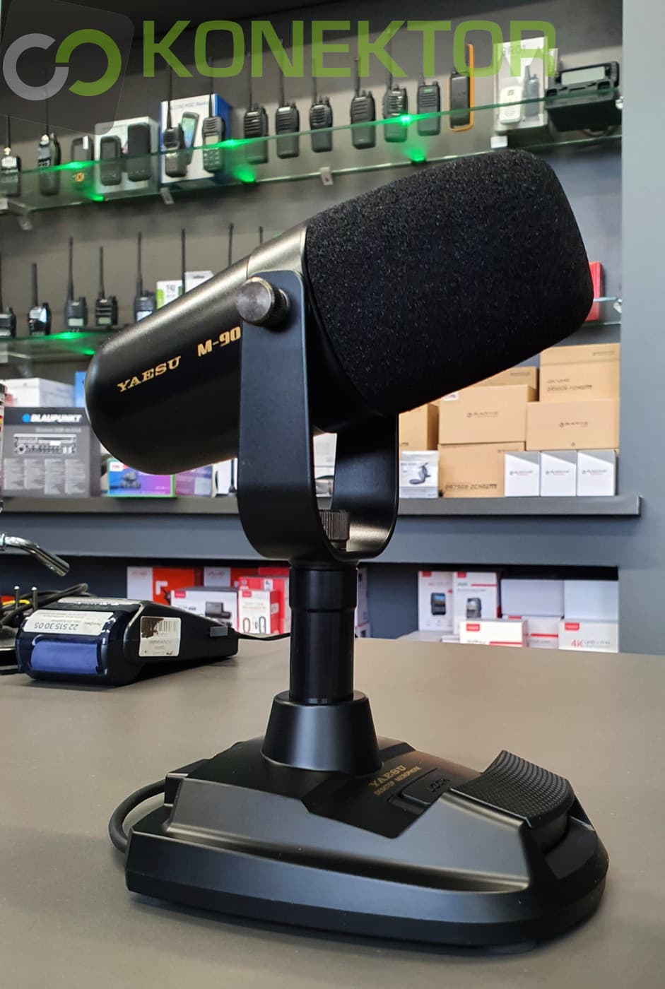 Yaesu M-90 D mikrofon stołowy np. do FT891, FT991A, FT818, FTDX10, FTDX101 itp.