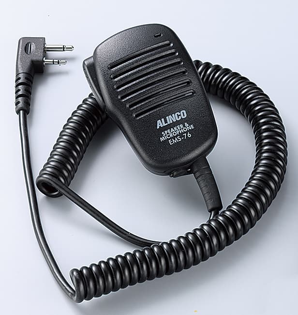 Alinco EMS-76 mikrofonogłośnik 2-pin L np. do President Randy III, Jerry, TTI TCB-100, ręczne Alinco (mikrofon + głośnik)