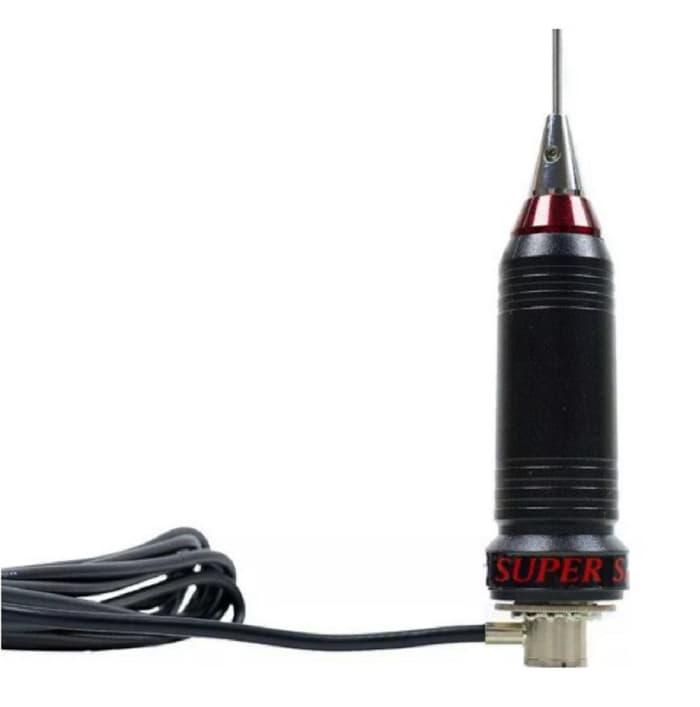 SUPER SANTIAGO 300 krótka antena CB montażowa 48cm złącze PL kabel 4,5m (krótsza wersja Santiago 600 / 1200)
