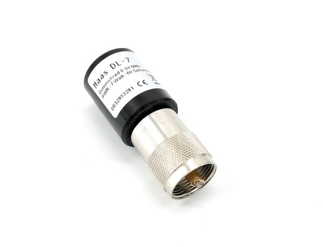 Sztuczne obciążenie 50 Ohm Maas DL-7 7W DC-50MHz wtyk PL-259 (dummy load, antena pomiarowa)