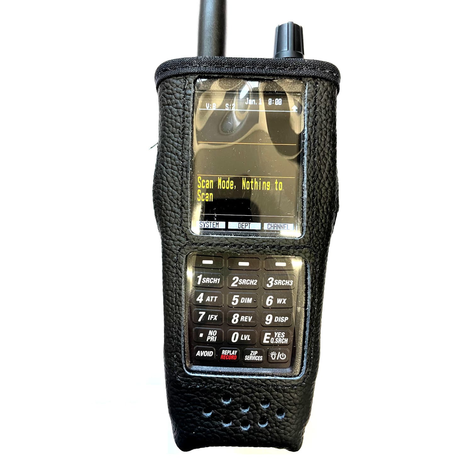Skórzany pokrowiec etui do skanera Uniden SDS-100