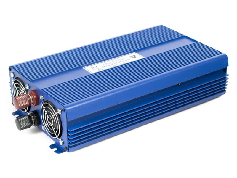 AZO IPS-2000-S PRO 12/230V ECO MODE SINUS PRZETWORNICA NAPIĘCIA 2000W z wyświetlaczem i pilotem np. POMPY LODÓWKI - 5 lat gwarancji, produkcja polska