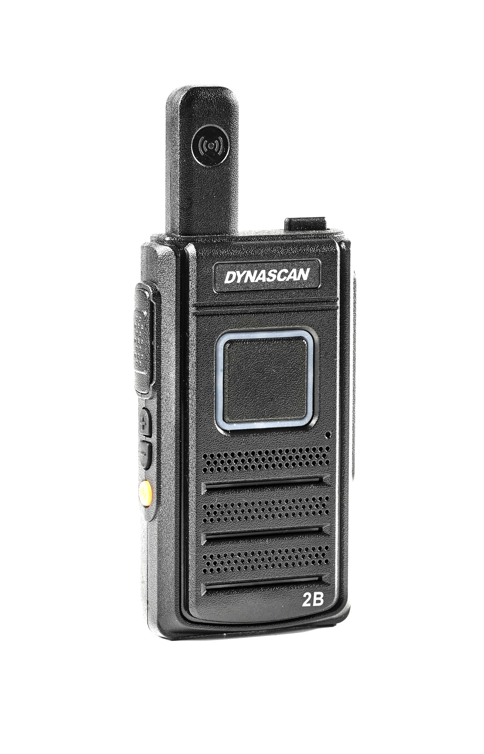 Dynascan 2B Mini Radio - najmniejsza krótkofalówka PMR bez zezwoleń, 16 kanałów - walkie talkie
