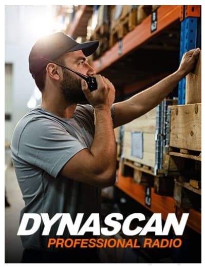 Dynascan 2B Mini Radio - najmniejsza krótkofalówka PMR bez zezwoleń, 16 kanałów - walkie talkie