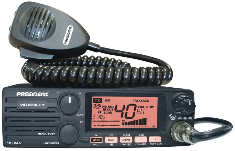 President McKinley EU + SIRIO ML-145 MAG 142cm kabel 3,60m zestaw CB radio