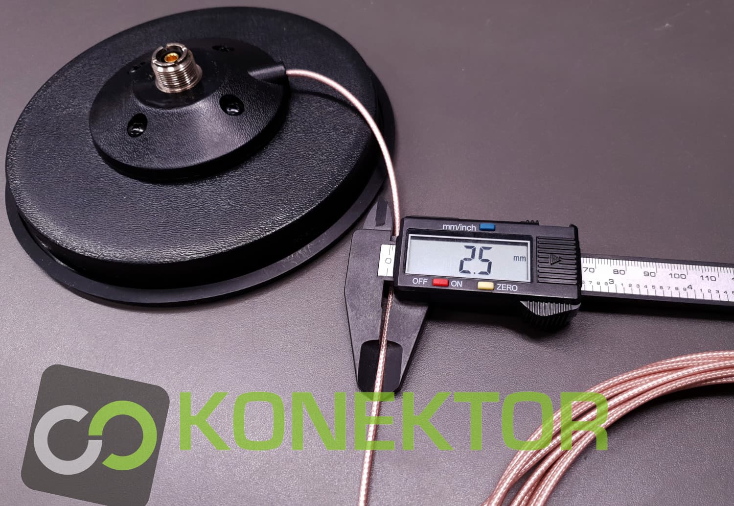 SIRIO TURBO 5000 PL 195cm + podstawa magnetyczna 16cm z cienkim kablem 5m + UC-1 - antena CB na magnesie