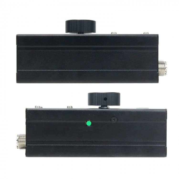 uSDR miniaturowy radiotelefon amatorski HF SDR pasma 160-6m 5W, akumulator (czarna obudowa)