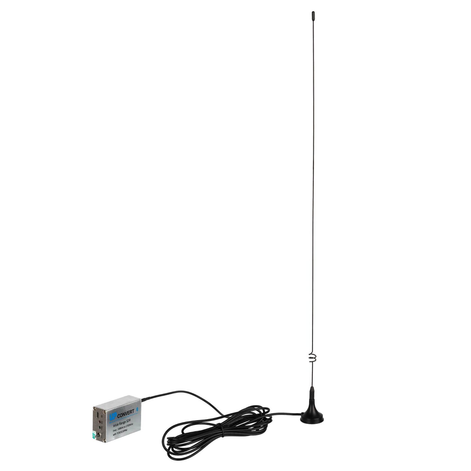 Zestaw N300U V2 RTL-SDR RTL2832U + antena Radiora UT-108 - odbiornik SDR szerokopasmowy z upconverterem 0.1-1700MHz + antena 50cm SMA-M