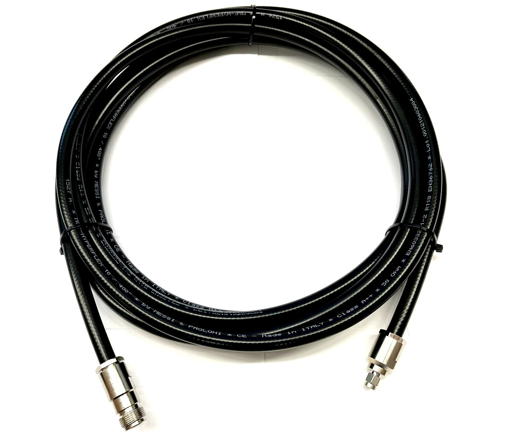 Przewód koncentryczny długość 20m HyperFlex 10 złącza gniazdo N / wtyk RP-SMA - okablowanie do anten Helium 868MHz LoRaWAN