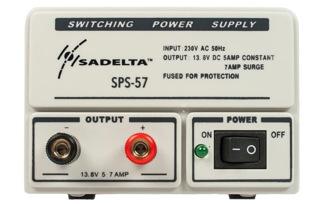 Sadelta SPS-57 zasilacz impulsowy 5A/7A - radiokomunikacja amatorska, profesjonalna, CB radio