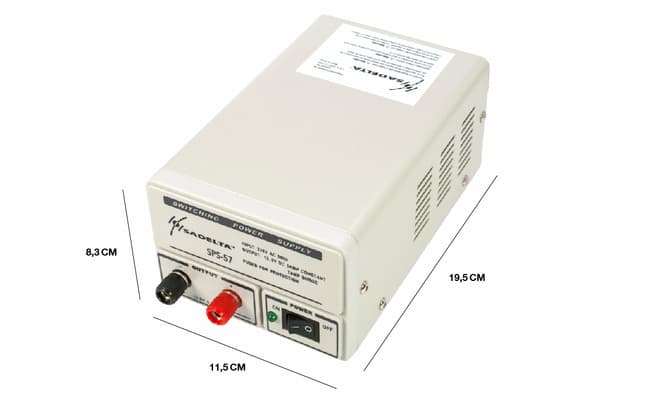 Sadelta SPS-57 zasilacz impulsowy 5A/7A - radiokomunikacja amatorska, profesjonalna, CB radio