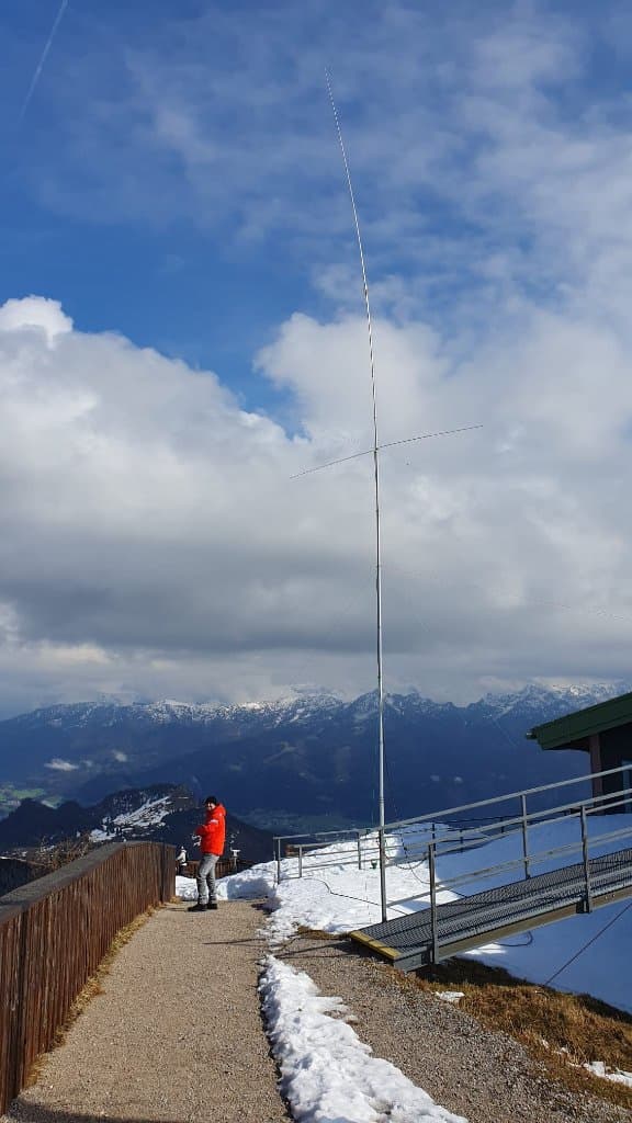 GRAZIOLI G-MAX najdłuższa antena bazowa CB 10,8m (27-28.5MHz) 5/8 lambda + przeciwwagi 1/4 lambda