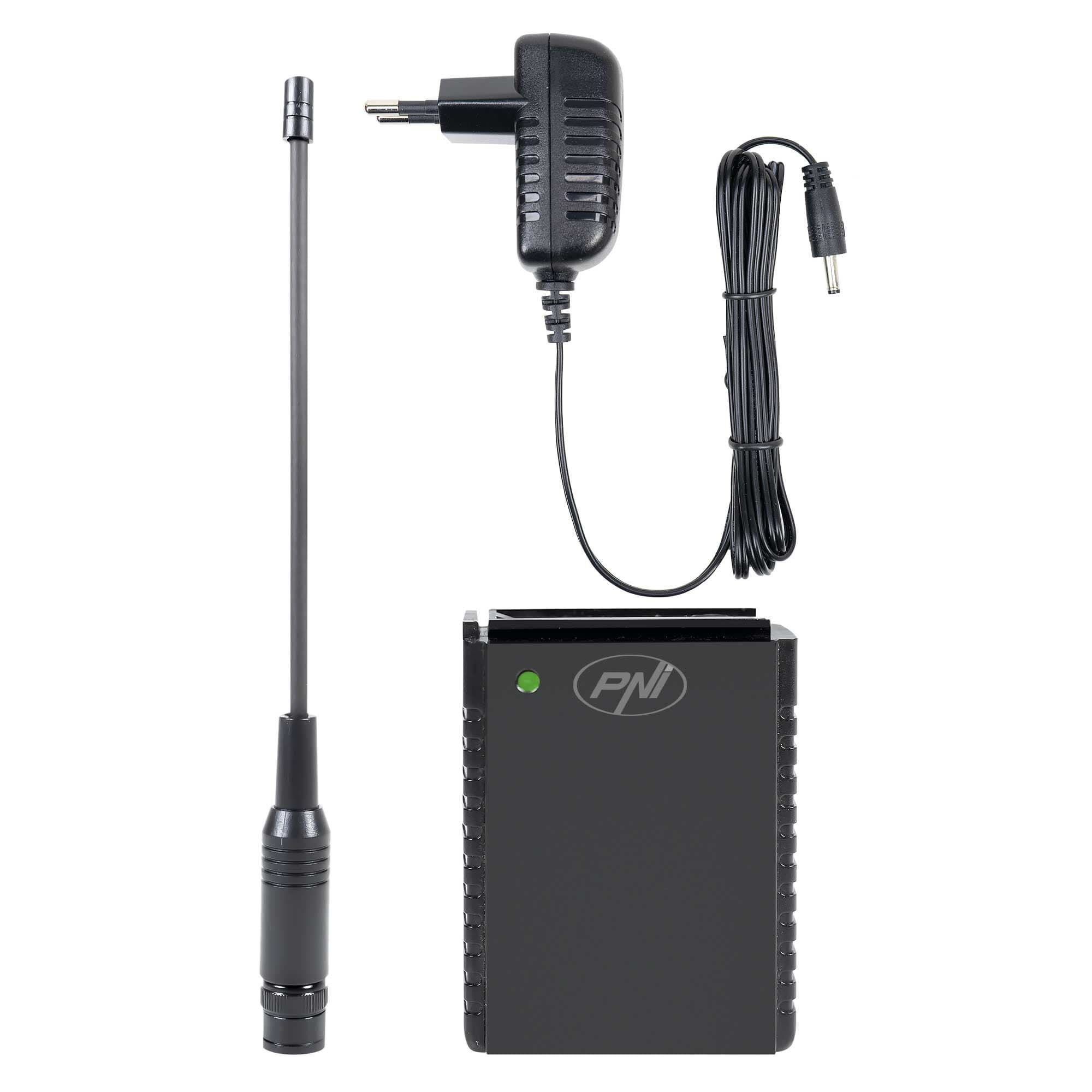 PNI PB-HP62 - akumulator 1500mAh, antena i zasilacz - zestaw akcesoriów PNI ESCORT HP 62, także do Alan 42