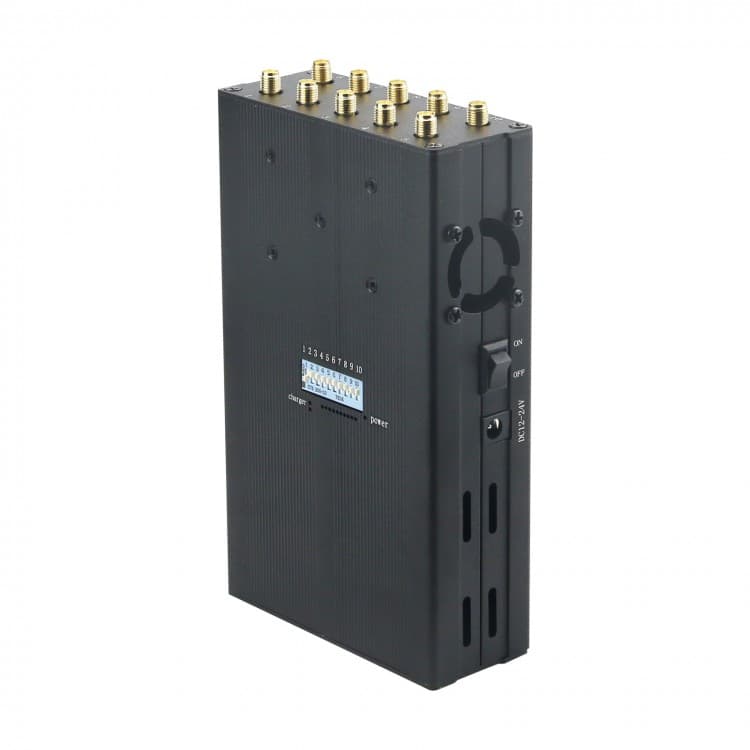 N10 bloker sygnału GSM 2G / 3G / 4G / Wi-Fi (jammer 10-kanałowy)