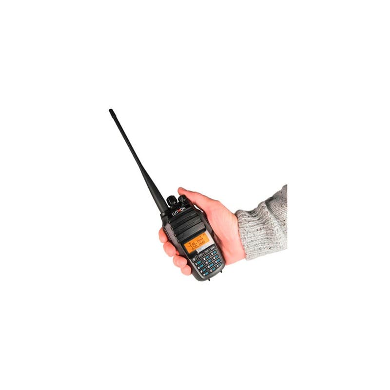 LUTHOR TL-60 Export radiotelefon ręczny 10W VHF/UHF + skaner częstotliwości (136-174/410-470MHz), dwie anteny