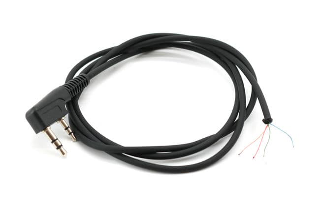 Kabel mikrofonowy 4 żyły z wtykiem K np. Kenwood, Baofeng, Wouxun, TYT, Intek itp.
