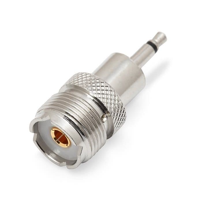 Adapter wtyk jack 3.5mm na gniazdo UHF - do wtyku UC-1 - przejściówka do odbiorników globalnych Tecsun, Sangean, Xhdata itp.
