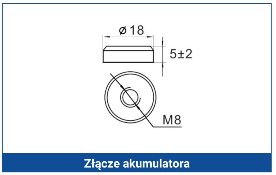 Akumulator VOLT AGM 12V 100Ah VRLA bezobsługowy - do awaryjnego zasilania pieców, pomp, automatyki, alarmów itp.