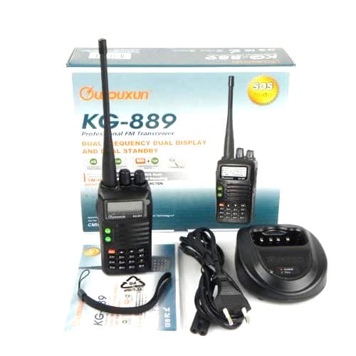 Wouxun KG-889 Export radiotelefon przenośny 5W VHF pasmo 4m 66-88MHz krótkofalówka