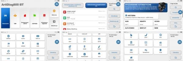 TOPDON ArtiDiag800BT skaner diagnostyczny OBD-2 - dożywotnio bezpłatne aktualizacje - obsługa 96 marek, POLSKIE MENU (Topdon Arti Diag 800 BT)
