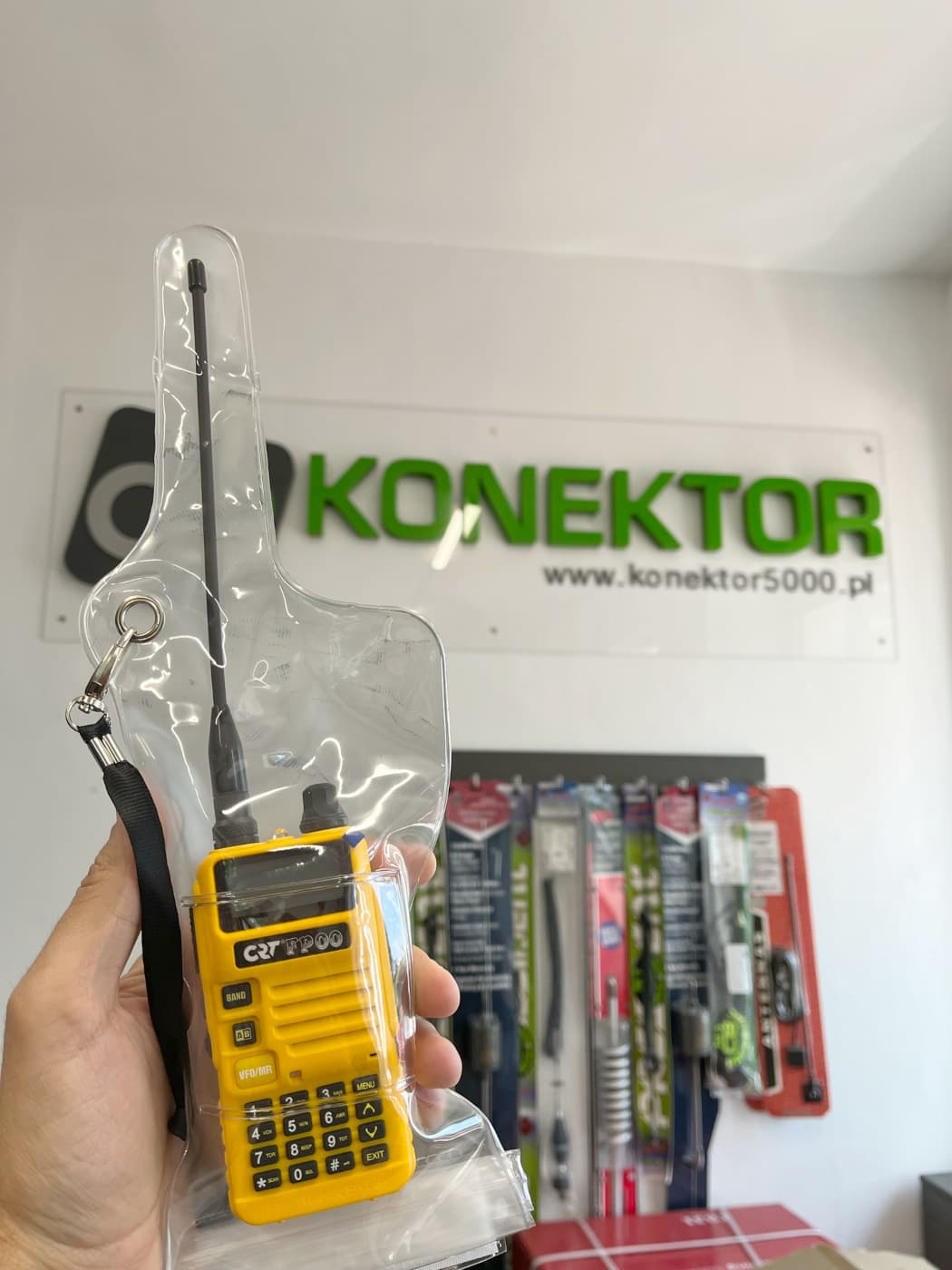 Jetfon FW00 pokrowiec wodoszczelny i pyłoszczelny do krótkofalówek, skanerów, PMR itp. przezroczysty (np. Baofeng, Zastone, Wouxun, Kenwood, Icom, Motorola, Uniden)