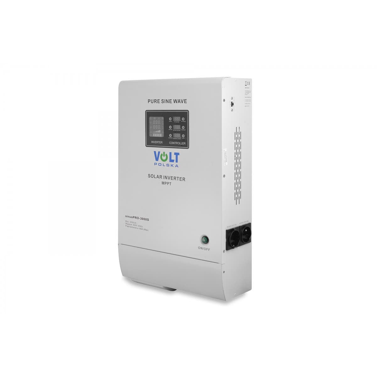 Inwerter solarny SINUS PRO 3000 S 48/230V 3000W + 60A MPPT + UPS + przetwornica CZYSTY SINUS