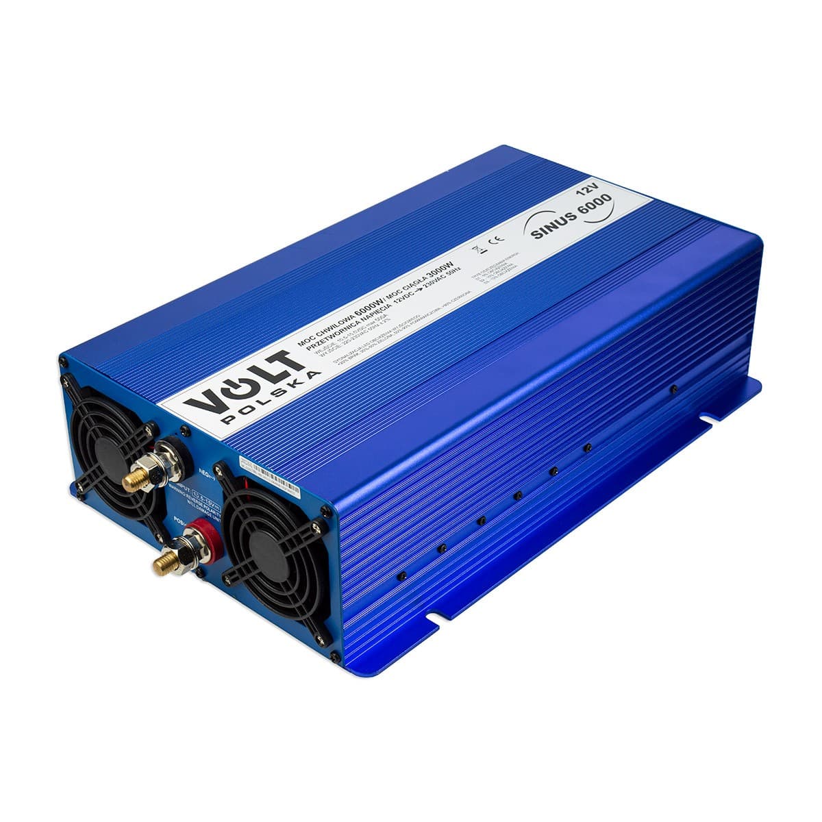 PRZETWORNICA NAPIĘCIA SINUS ECO 6000 Volt Polska 12V/230V 6000W np. POMPY LODÓWKI