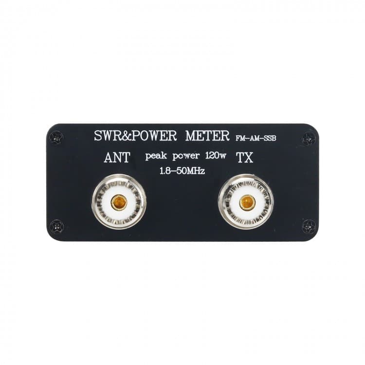 SWR-50 cyfrowy reflektometr 1.8-50 MHz - kompaktowy miernik SWR / POWER, akumulator