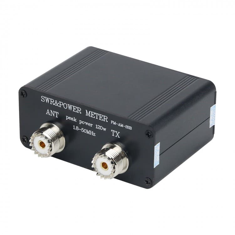 SWR-50 cyfrowy reflektometr 1.8-50 MHz - kompaktowy miernik SWR / POWER, akumulator