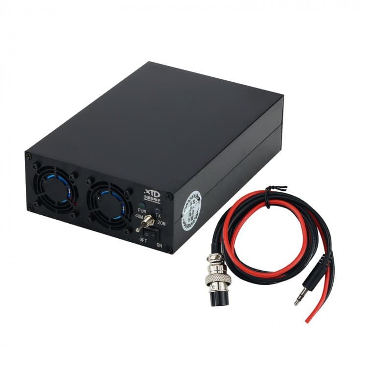 XDT-PA100X wzmacniacz mocy HF 100W np. do Xiegu G90, X6100, G106, Yaesu FT-818, FT-817, Icom IC-705