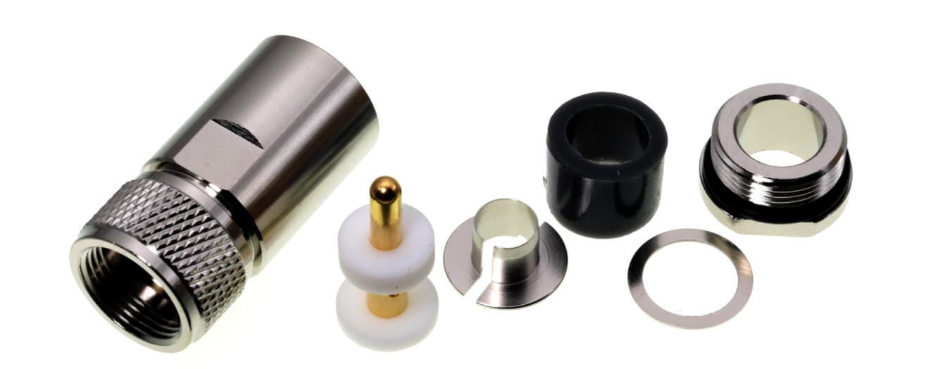 Wtyk UC-1 259/9 skręcany na gruby przewód RG-213 RF-10 H-1000 HyperFlex 10 itp. superjakość PTFE/GOLD # KONEKTOR PRO #